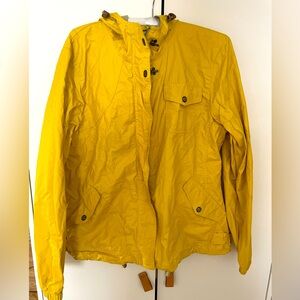 Eddie Bauer Yellow Women’s Raincoat in Large